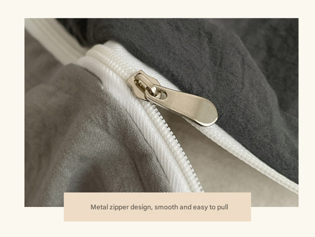 Pink-yellow 1.5m Bed Fitted Sheet Set with 200x230cm Duvet Cover - 4-Piece Bedding Set