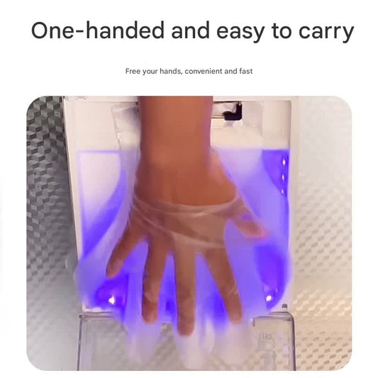 Automatic Disposable Glove Dispenser Machine with UV Sterilization - Quick & Hygienic Gloving,Gloves not included(green)