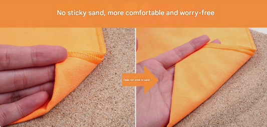 2-Piece Light Grey Quick-Dry Microfiber Sports Towel with Travel Case - Compact & Absorbent for Gym, Swimming & Camping