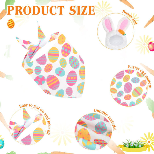 Vibrant Easter Porch Goose Outfit Set - Spring Festive Rabbit Costume for 23-Inch Garden Goose