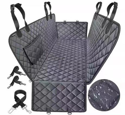Dog Car Seat Cover , Waterproof Pet Seat Cover for Back Seat, Non-Slip Durable Scratchproof Dog Hammock for Cars, Trucks and SUVs