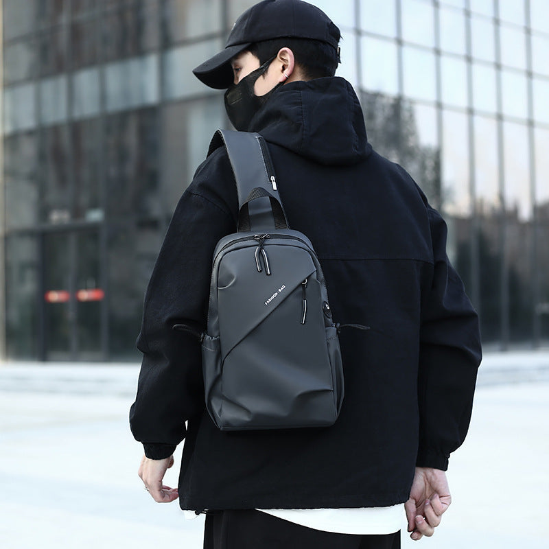 Multifunctional Crossbody Chest Bag | Stylish and Practical Shoulder Backpack for Everyday Use (Black)
