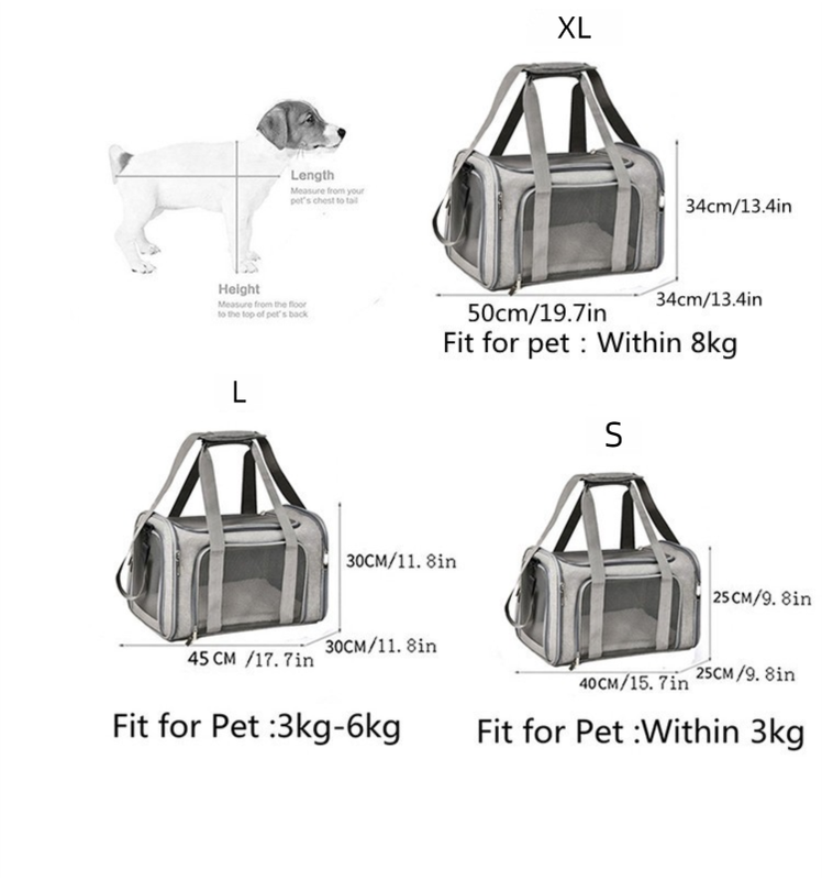 XL Pink Portable Foldable Pet Carrier Bag - Large Capacity Travel Carrier for 2 Small Pets, Comfortable and Stylish Cat Backpack, Foldable & Easy to Carry