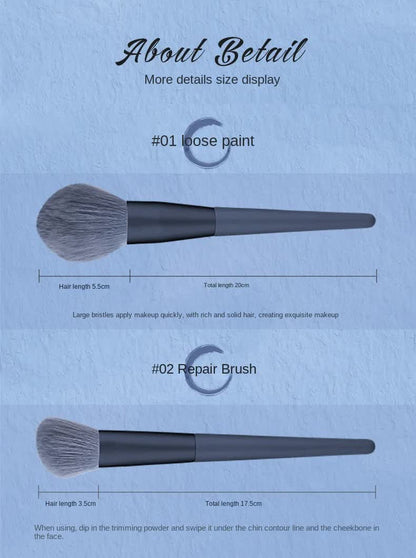 Beige 11-Piece Professional Makeup Brush Set with Cosmetic Bag - Premium Synthetic Fiber, Wooden Handle, Aluminum Tube