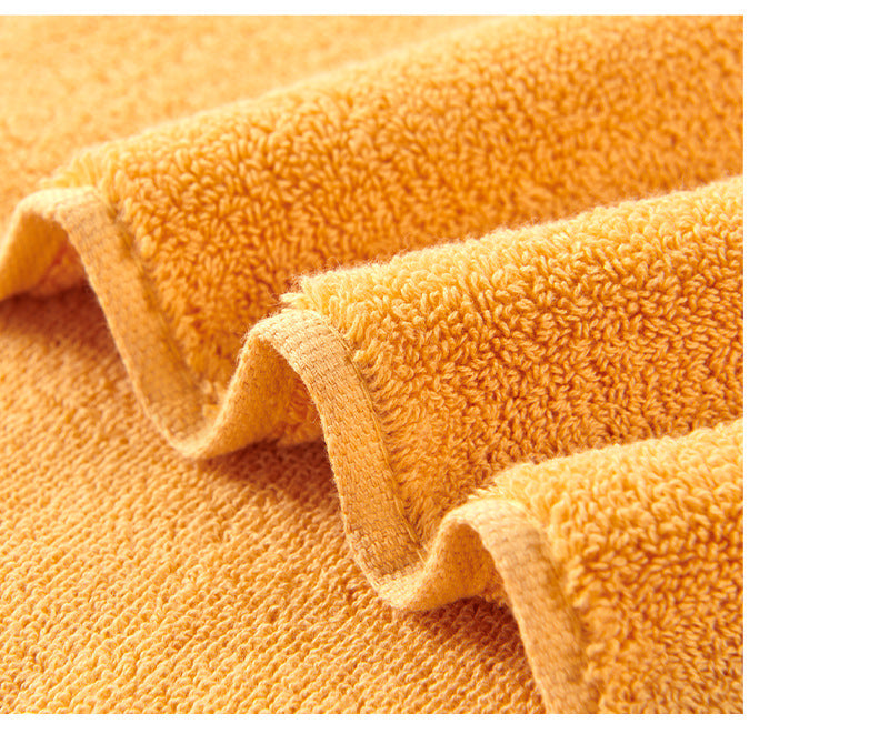 Bright Orange Premium Thick Cotton Bath Towel for Adults - Soft and Absorbent Bathroom Towel