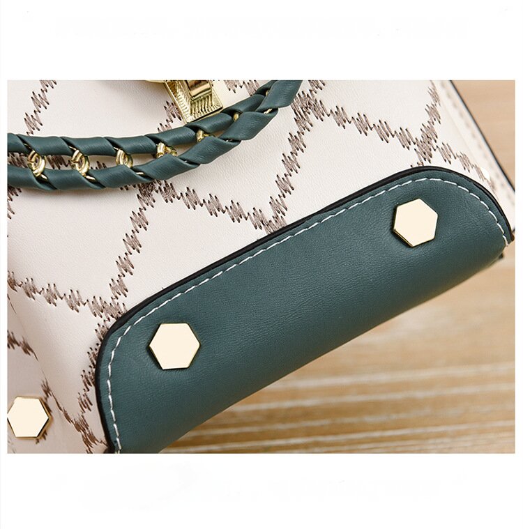 Pink Stylish Korean Minimalist Crossbody Bag - Elegant Small Square Shoulder Bag with Phone Pocket