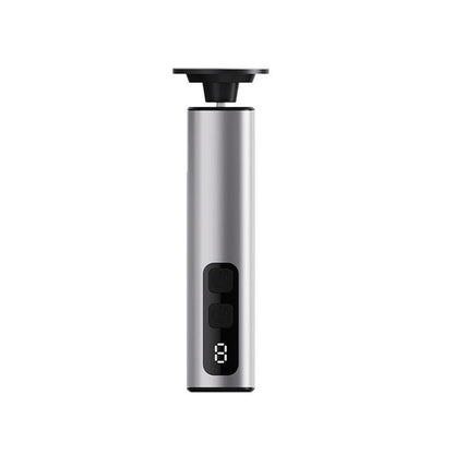 Grey Professional 2-in-1 Electric Foot Callus Remover and Manicure Kit - 9 Speeds Rechargeable Electronic Foot File with LCD Display - Professional Pedicure Tool for Dead Skin and Nail Care