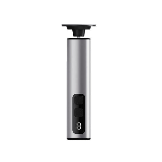 Grey Professional 2-in-1 Electric Foot Callus Remover and Manicure Kit - 9 Speeds Rechargeable Electronic Foot File with LCD Display - Professional Pedicure Tool for Dead Skin and Nail Care