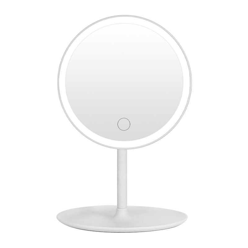3PCS LED Makeup Mirror with Lights - Portable Tabletop Vanity Mirror, INS Style, White