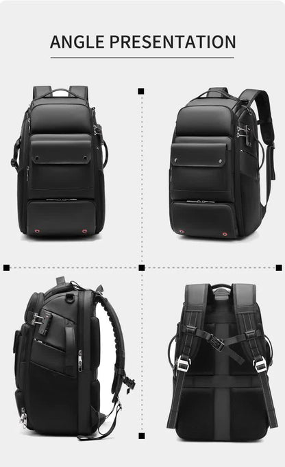 Professional Large Capacity Camera Backpack - Waterproof Anti-Theft DSLR Mirrorless Bag with 17-Inch Laptop Compartment and TSA Combination Lock for Travel and Business