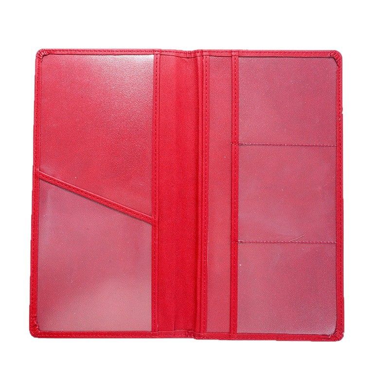 3 Pcs Premium PU Leather Car Registration and Insurance Holder - Slim Auto Document Organizer, Driver's License Wallet and Travel Passport Folder - Gray