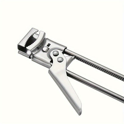 2 Set/4 Pcs Adjustable Jar Opener - Durable Stainless Steel Manual Lid Remover - Effortless Kitchen Gadget for Weak Hands and Seniors, Versatile Multi Size Can Opener, Space Saving Ergonomic Design