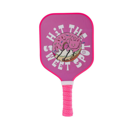 ã€RT-015ã€‘Fiberglass Pickleball Paddle Set of 2 with 4 Balls and Carry Bag - 185g Single Paddle Weight - Beginner Friendly Starter Kit with Non-Slip Cushion Grip for Adults Kids and Outdoor Family Fun