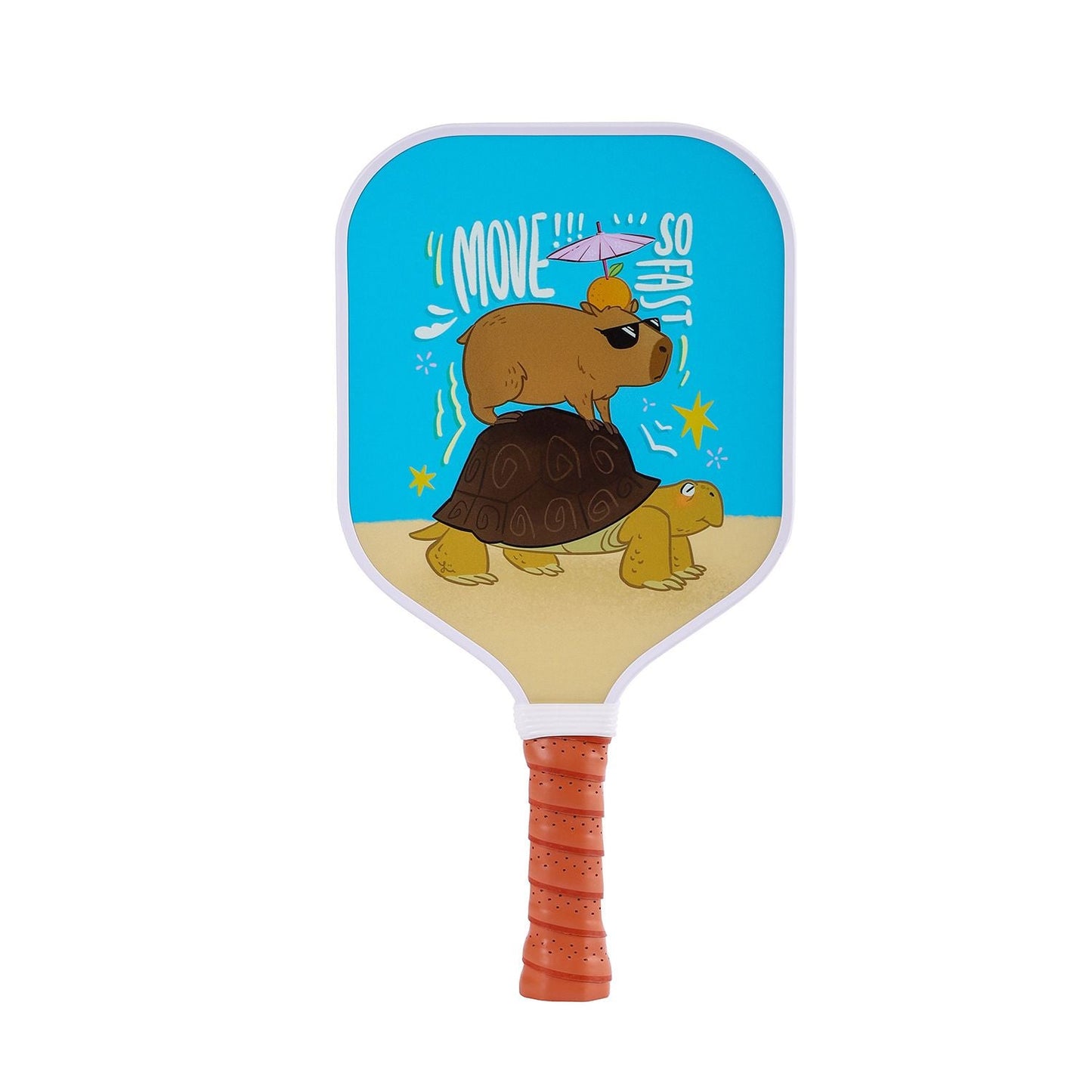 ã€RT-011ã€‘ Fiberglass Pickleball Paddle Set of 2 with 4 Balls and Carry Bag - 185g Single Paddle Weight - Beginner Friendly Starter Kit with Non-Slip Cushion Grip for Adults Kids and Outdoor Family Fun