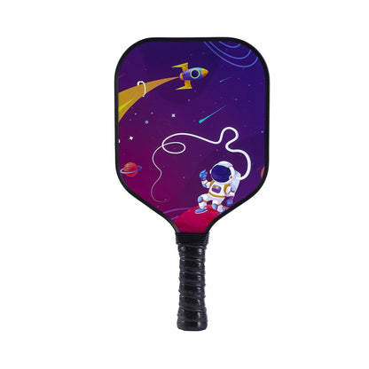 ã€RT-007ã€‘Fiberglass Pickleball Paddle Set of 2 with 4 Balls and Carry Bag - 185g Single Paddle Weight - Beginner Friendly Starter Kit with Non-Slip Cushion Grip for Adults Kids and Outdoor Family Fun