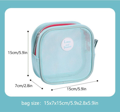 Portable Folding Travel Hangers Set - 19 Piece Laundry Kit with 6 Adjustable Hangers 12 Clips and Storage Bag - Space Saving Design for Caravanning Camping and Student Dorms - Pink