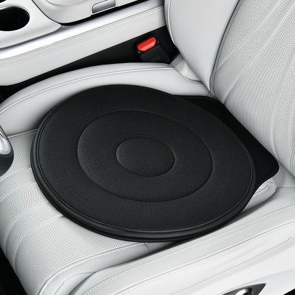 Black 360 Degree Rotating Car Seat Cushion - 53cm Nano Tech Swivel Mobility Aid - Easy Vehicle Entry and Exit for Seniors, Breathable Non Slip Ergonomic Support for Home Office and Travel