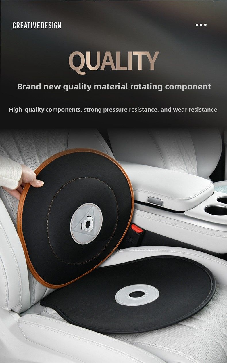 Mint Green 360 Degree Rotating Car Seat Cushion - 53cm Nano Tech Swivel Mobility Aid - Easy Vehicle Entry and Exit for Seniors, Breathable Non Slip Ergonomic Support for Home Office and Travel