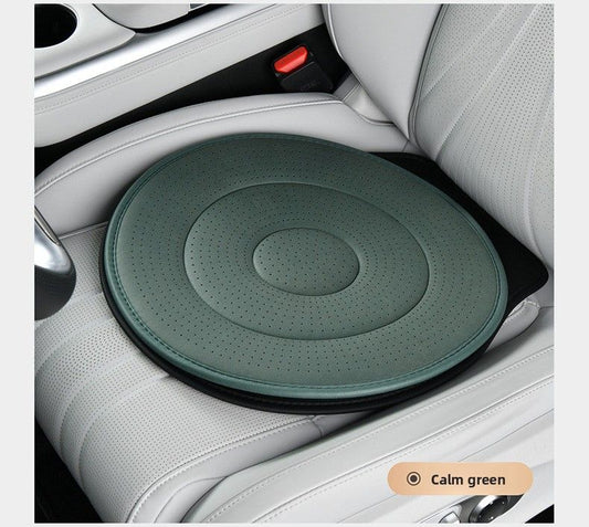Calm Green 360 Degree Rotating Car Seat Cushion - 53cm Nano Tech Swivel Mobility Aid - Easy Vehicle Entry and Exit for Seniors, Breathable Non Slip Ergonomic Support for Home Office and Travel