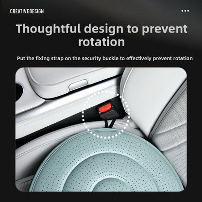 Calm Green 360 Degree Rotating Car Seat Cushion - 53cm Nano Tech Swivel Mobility Aid - Easy Vehicle Entry and Exit for Seniors, Breathable Non Slip Ergonomic Support for Home Office and Travel