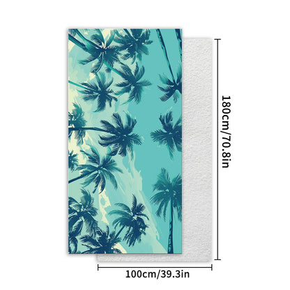 TW15 - Double-Sided Printed Beach Towel - Soft Microfiber - 100x180cm