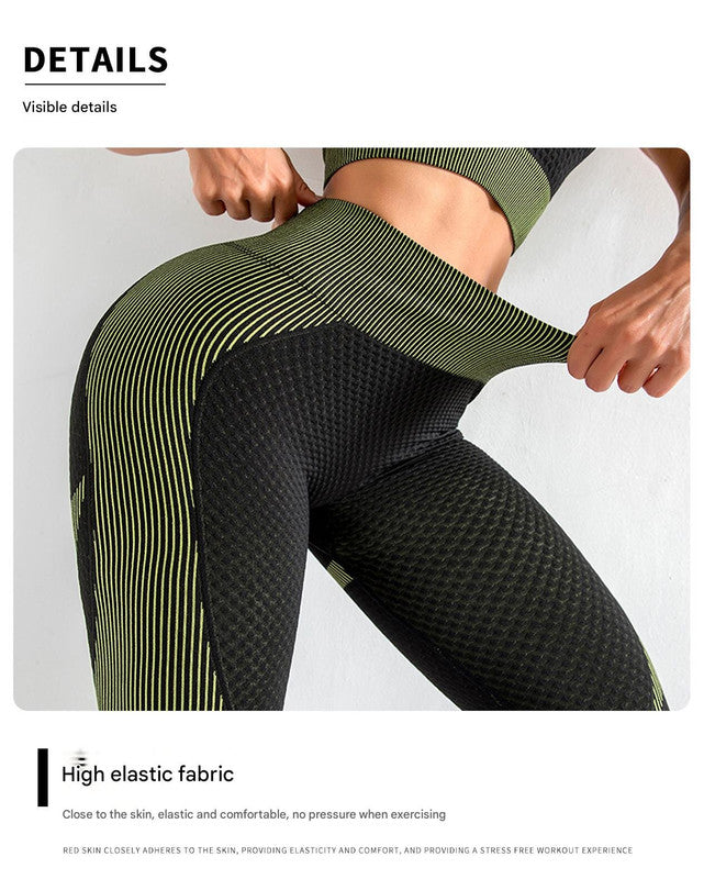 Elegant purple High Waist Yoga Set for Women - Sports Bra, Long Sleeve Shirt & Leggings 3-Piece Workout Set Size XXXXL
