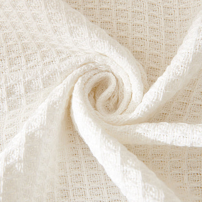 180*420CM Beige Premium Polyester Sofa Throw Blanket, Multi-Seasonal Use, Sofa Protector