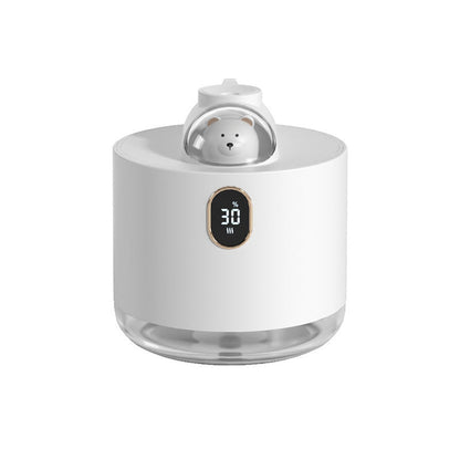 White Astronaut Humidifier with LED Night Light - Whisper Quiet for Bedroom