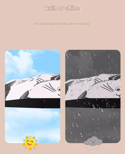 Panda Back Cute Cartoon Umbrella - Sun/Rain Umbrella