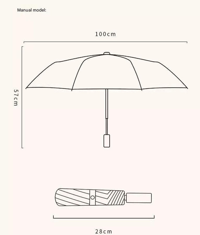 Panda Back Cute Cartoon Umbrella - Sun/Rain Umbrella