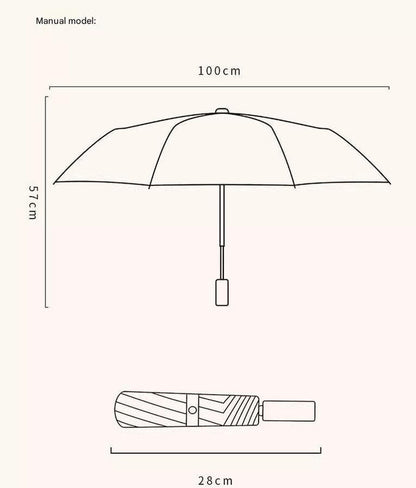 Panda Back Cute Cartoon Umbrella - Sun/Rain Umbrella