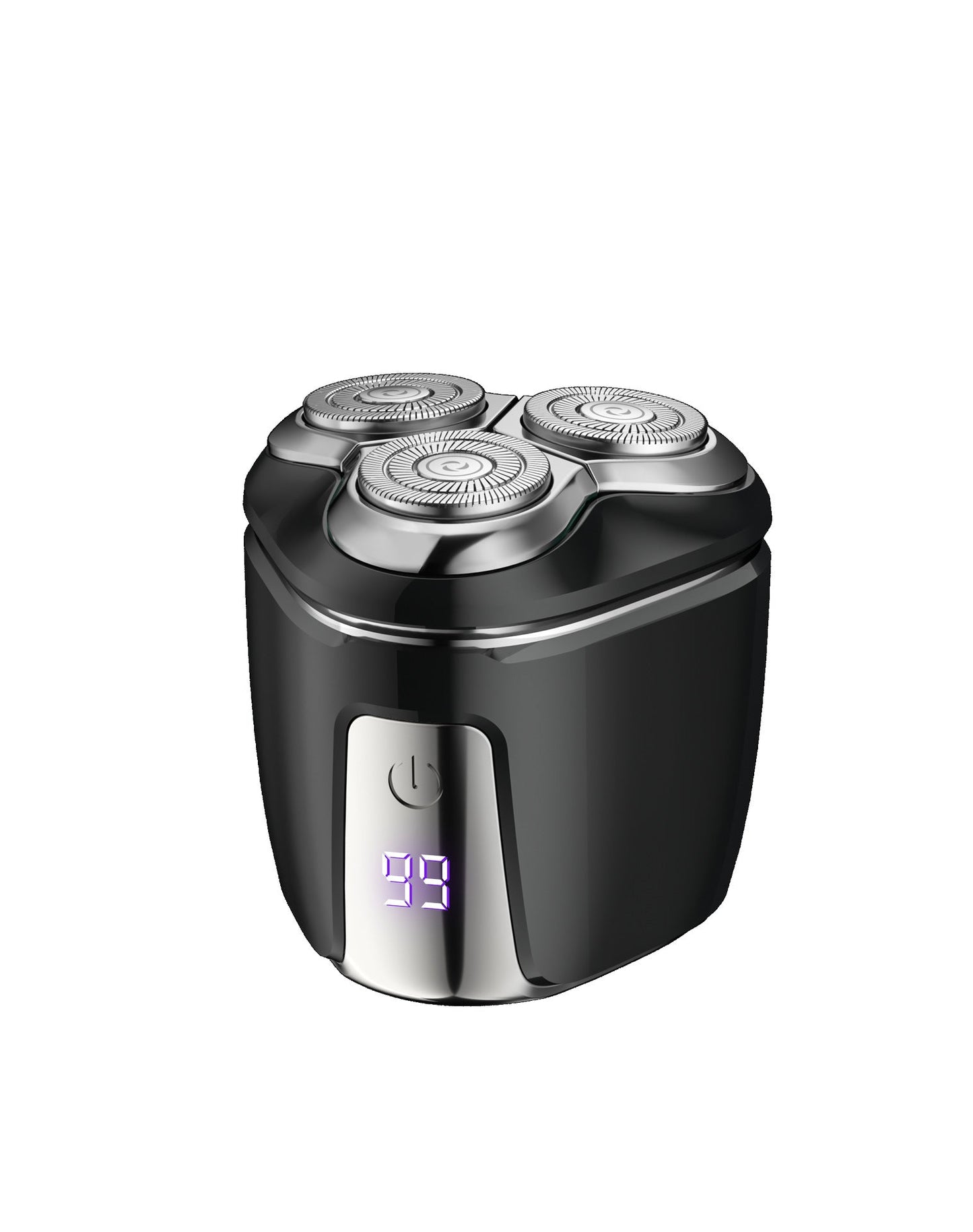 Black Mini Electric Shaver for Men - Portable & Rechargeable Razor for Travel