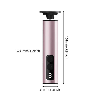 Purple Rechargeable Electric Foot File with 9 Speed Settings - Callus Remover for Smooth Feet