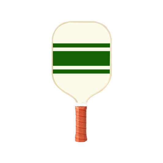 Style 3 White And Green T700 Carbon Fiber & Fiberglass Pickleball Paddle - Lightweight 220g with Anti-Slip TPU Grip for Training & Competition
