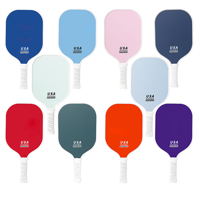 Green Fiberglass Pickleball Paddle - Lightweight 215g with Anti-Slip TPU Grip for Outdoor Sports