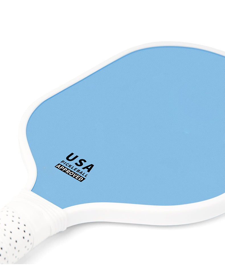 Navy Blue Fiberglass Pickleball Paddle - Lightweight 215g with Anti-Slip TPU Grip for Outdoor Sports