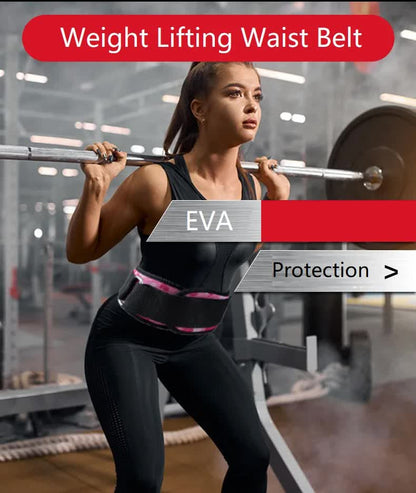 Size XS Pink Camouflage Camo Weightlifting Belt - EVA Nylon Gym Belt for Squats, Deadlifts & Lumbar Support