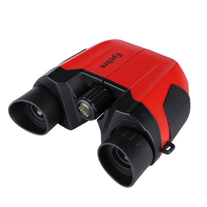 Pink (matte finish) 10x22 Kids Binoculars - Multi-Color Compact High-Definition Telescope for Outdoor Adventures & Concerts