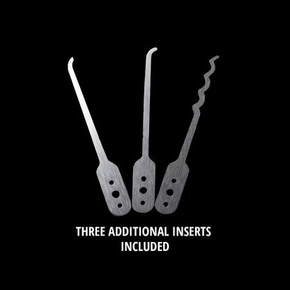 Grav Pick Lock Picking Tool Set - 2-Piece Lightweight Gravity Pick for Locksmith Training