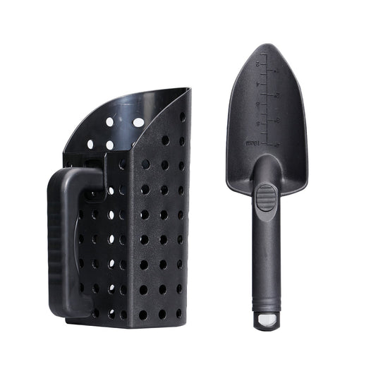 Durable Beach Sand Scoop for Metal Detecting - Lightweight Sifting Tool for Adults and Kids