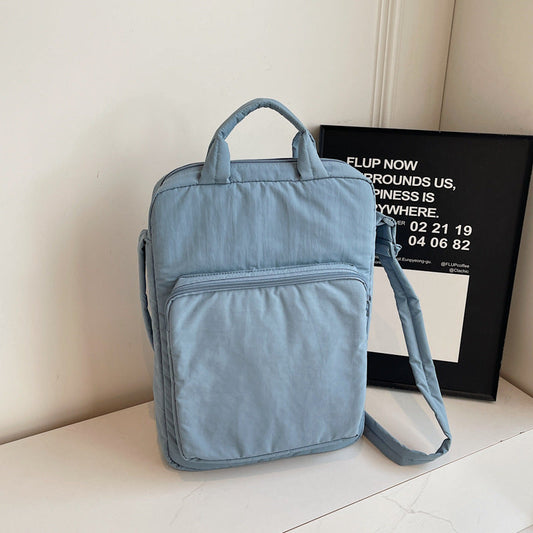 Chic blue Laptop Backpack for Women - Lightweight and Spacious