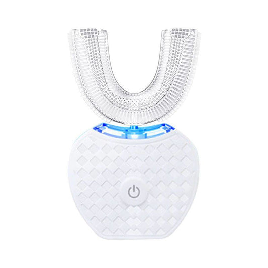 U-Shaped Automatic Ultrasonic Electric Toothbrush - 360 Deep Cleaning & Whitening, Rechargeable(white)