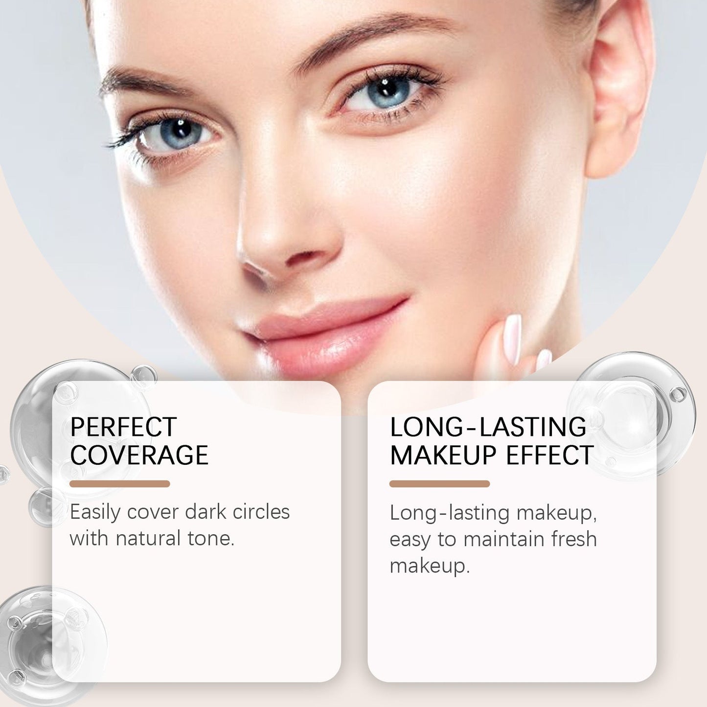 Professional Concealer with Long-Lasting Coverage(red)