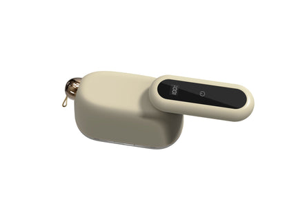 Compact Electric Lint Remover with LED Display & Dual Head - USB Rechargeable(yellow)