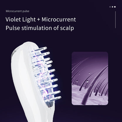 Multi-function Scalp Applicator Comb - Ultrasonic Spray, Red/Blue Light, Microcurrent