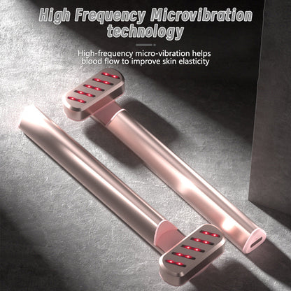 Rose Gold Anti-Aging Eye Care Device - 42Â°C Heat, Red Light, High-Frequency Vibration