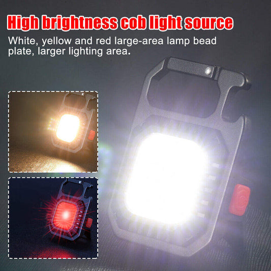 2 pcs Rectangle Mini flashlight for outdoor and self-defense use