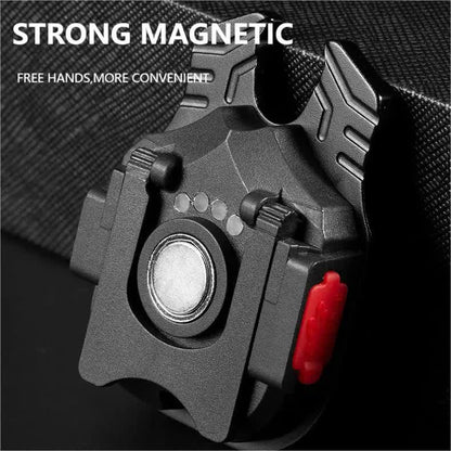 2 pcs Horn Mini flashlight for outdoor and self-defense use