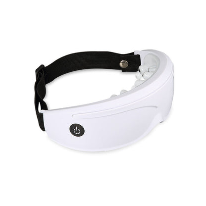 White Touch-Control Rechargeable Heated  Eye Massager for Daily Use
