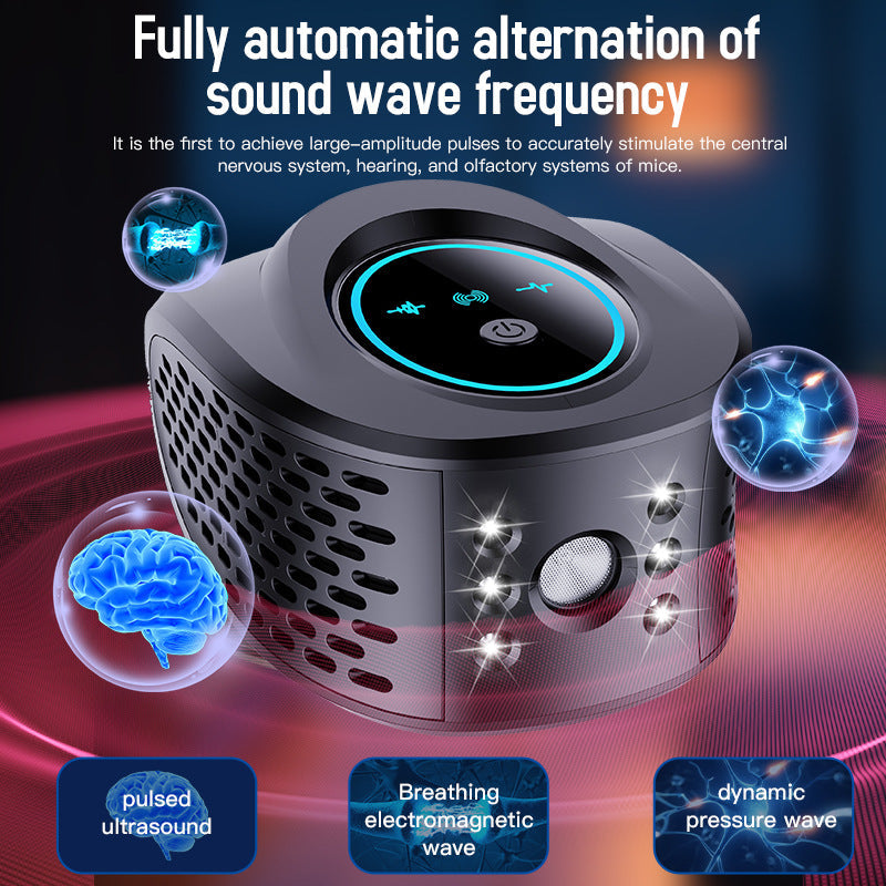 White Advanced Ultrasonic Pest Repeller - Multi-Wave Tech for Mice, Roaches, Mosquitoes